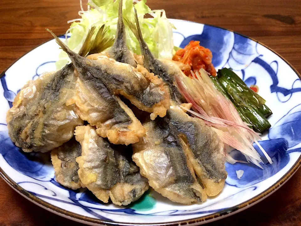 豆アジの手開き唐揚げ🌺|ぱぴこ家さん