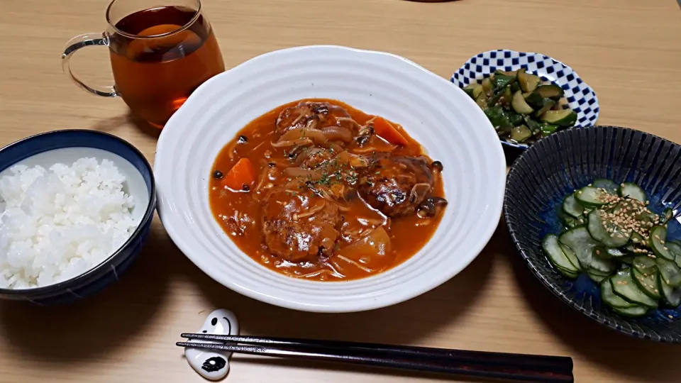 夜ごはん|シロクマ飯さん