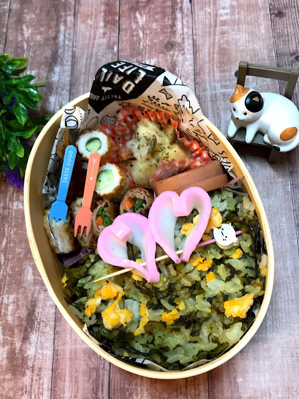 高菜チャーハン弁当|美穂(みづまま)さん