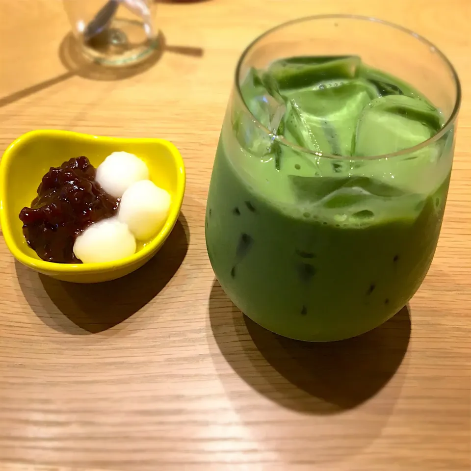 宇治抹茶白玉ラテ|沙織さん