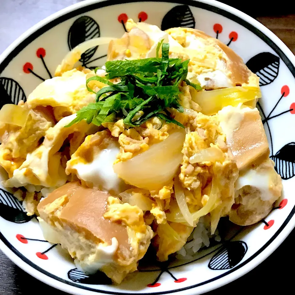 車麩の卵とじ丼|perfuさん