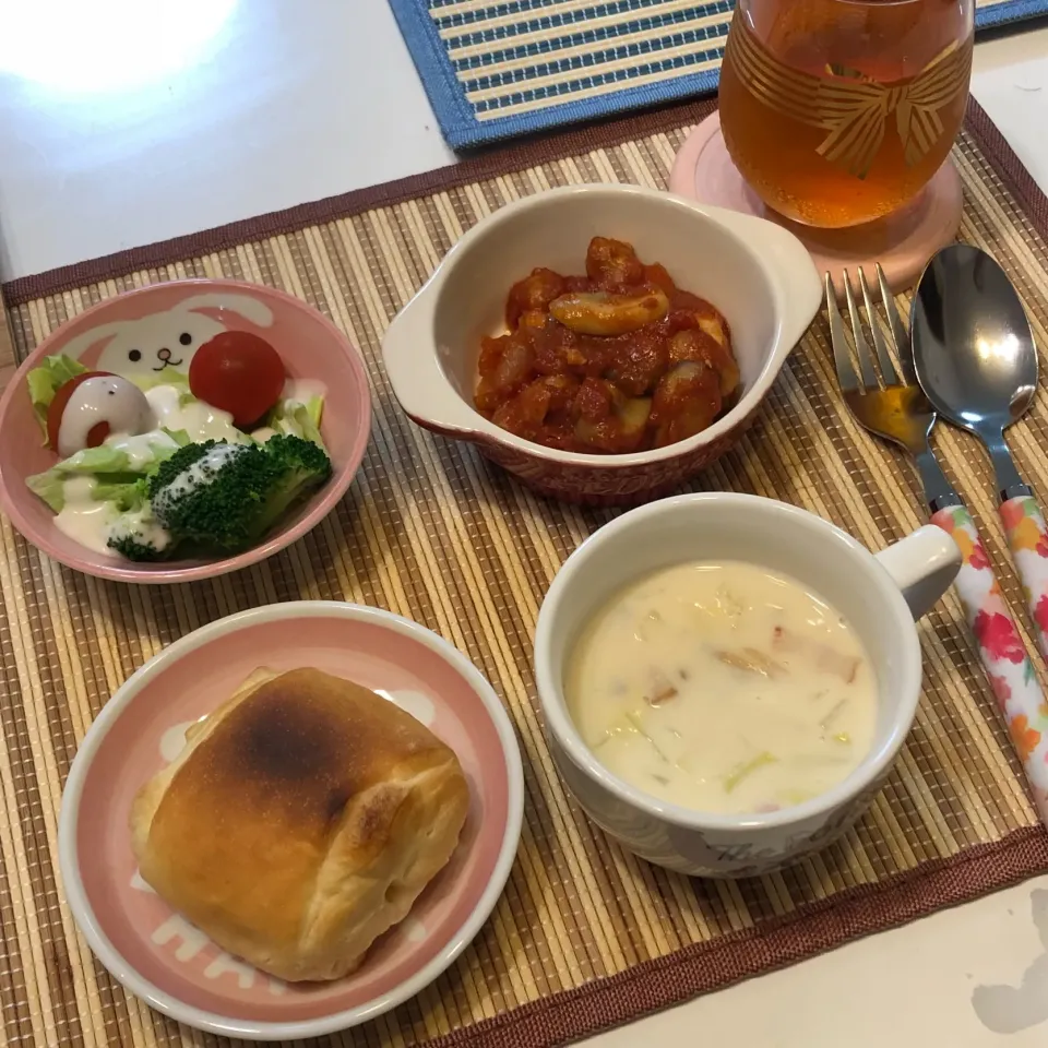 Snapdishの料理写真:クラムチャウダー♡娘ちゃんVer.♡2018/06/30|ちび太さん