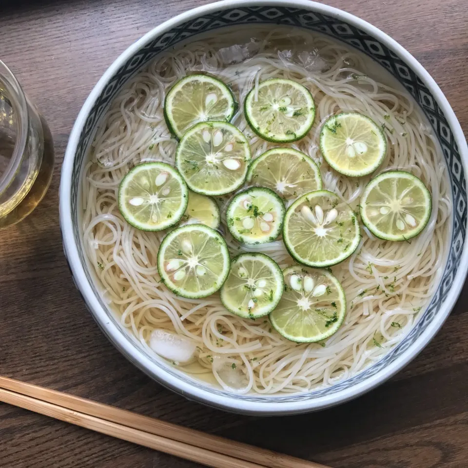 酢橘素麺|kayoさん