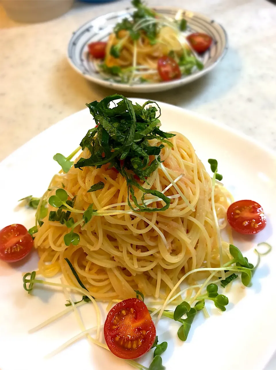 Snapdishの料理写真:冷製明太子パスタ♡|sachikoさん