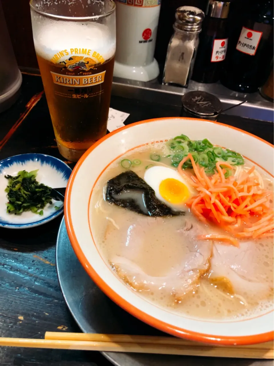 Snapdishの料理写真:とんこつラーメン🍜＠博多|MAPITEEさん