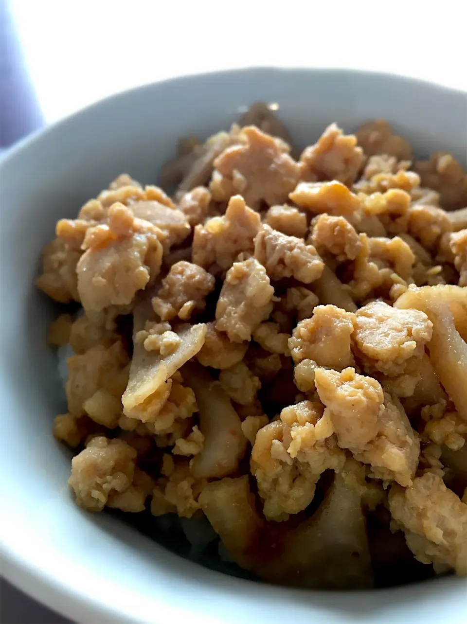 鶏そぼろレンコン丼|パパ手料理さん