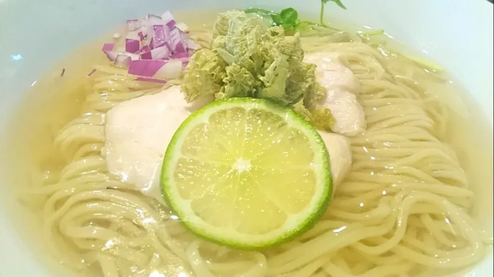 【各日20食限定】【ミシュラン東京2018ビブグルマン掲載】
らぁ麺やまぐち の 地鶏と昆布の冷やしそば＠ 高田馬場、西早稲田、面影橋18101|大脇さん