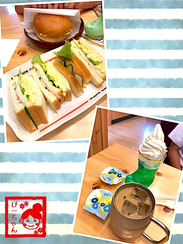 Snapdishの料理写真:2018.6.30(土) 次女とコメダでランチ😊|☆ぴ〜ちゃん☆さん