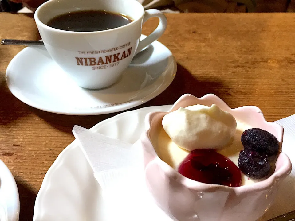 コーヒーとレアチーズケーキ@弐番館 2018.7.1|junkoさん