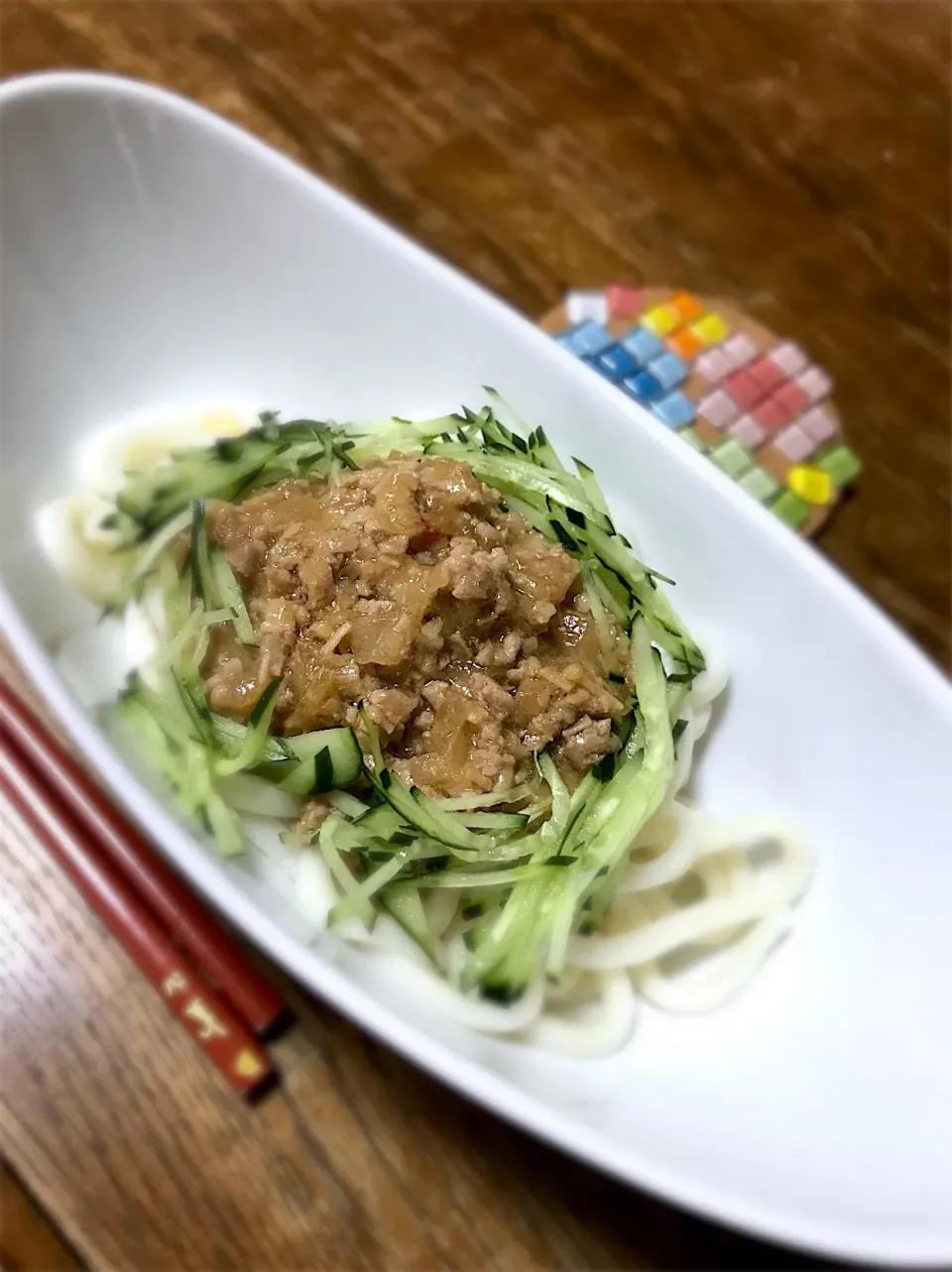 ジャージャーうどん|ちびろ菌さん