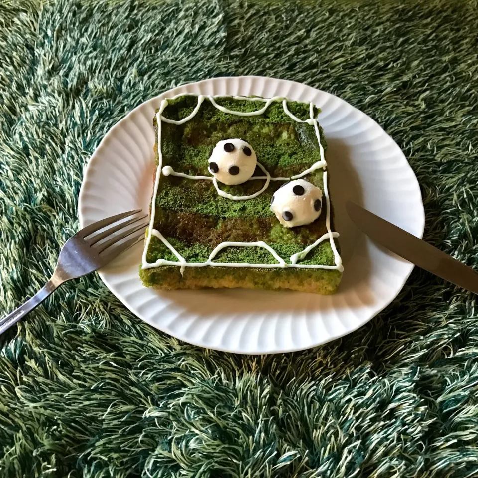 サッカーピッチ風⚽️フレンチトースト|Ｌilicaさん