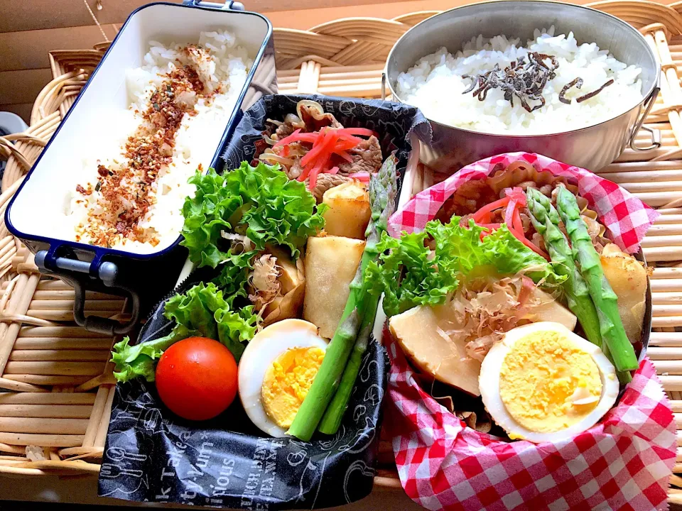 今日は#牛すき煮弁当 だけど、筍にメインもってかれた～弁当|ともえさん