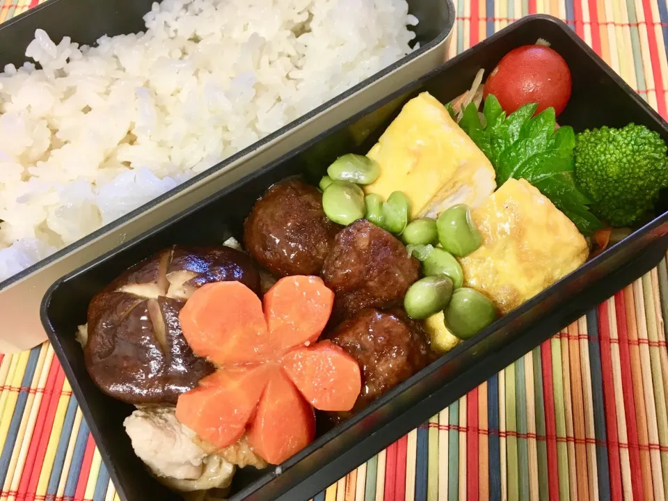 20180702🍱今日の旦那さん弁当🍱
 #旦那さん弁当  #厚焼き卵|akiyo22さん