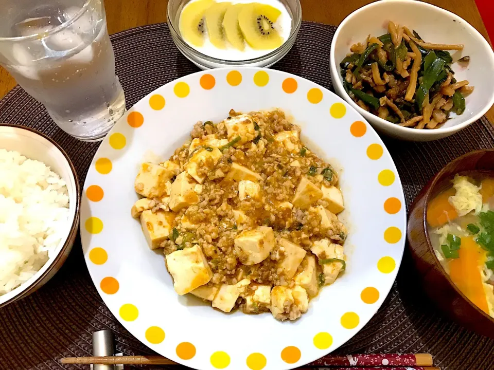 麻婆豆腐定食|ゆうかさんさん