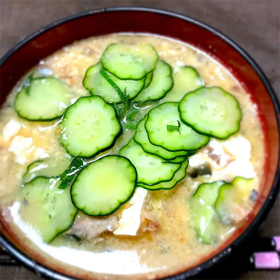 今日の晩御飯
冷汁風|&しーさん