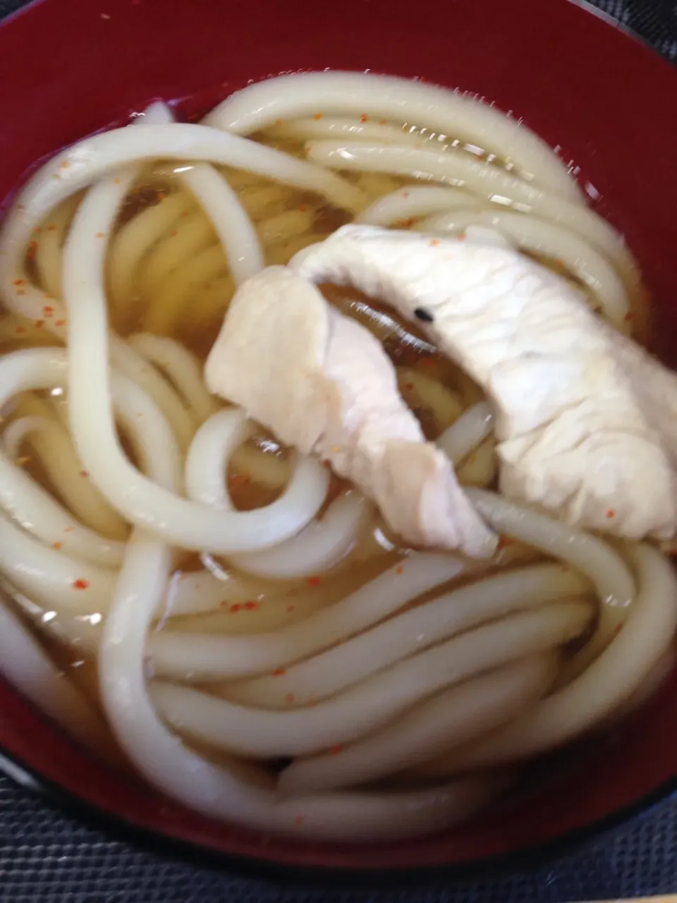 智流、シンプルうどん
鶏ムネ肉だけ入れました|智さん