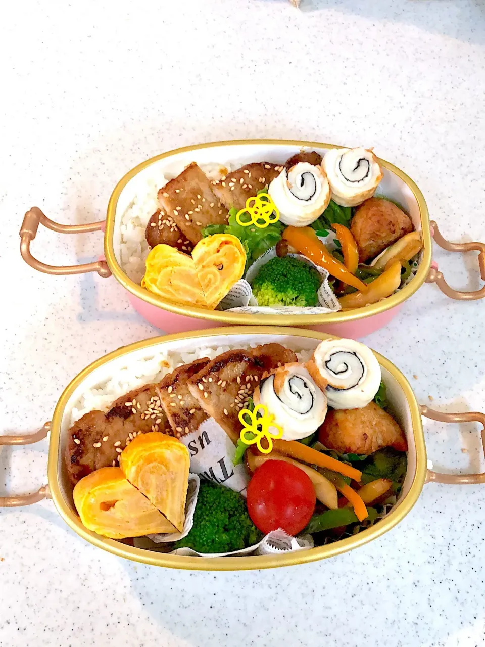 Snapdishの料理写真:#豚肉の味噌漬け弁当|さ〜さん