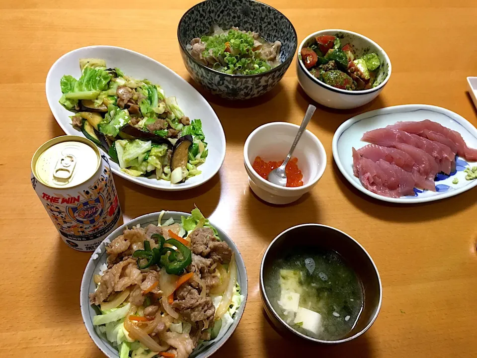 Snapdishの料理写真:昨日の夜ごはん☆2018.7.2.|kimikimiさん