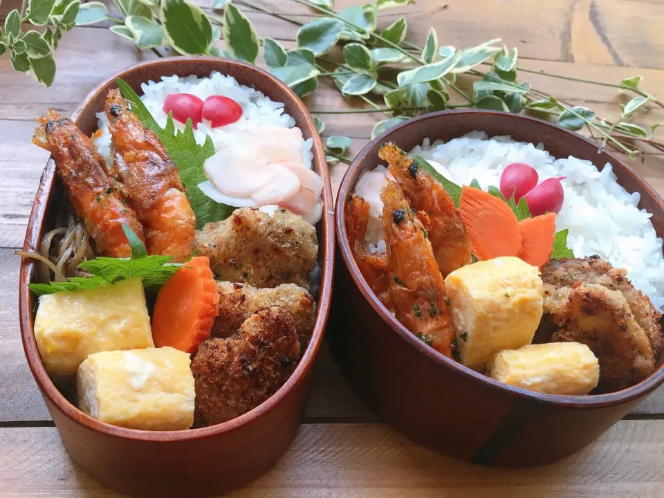 豚ヒレのパン粉焼き弁当♪|豆子さん