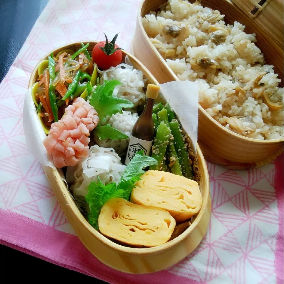 菊花焼売入り深川飯の息子弁当|sakurakoさん