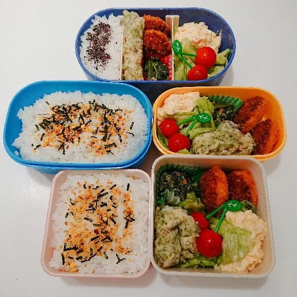 7/3(火)の３人弁当🍱|ふみぃさん