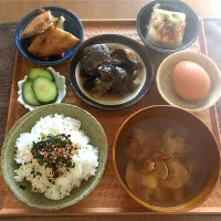 茄子の味噌炊き定食|eringiさん