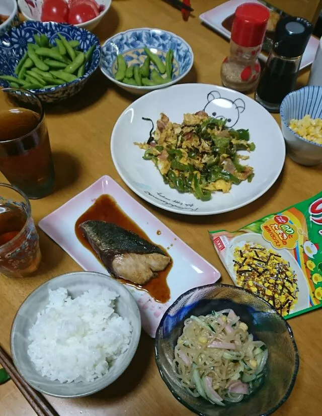 2018/7/3(火)晩ごはん🎵|しまだ ちえこさん