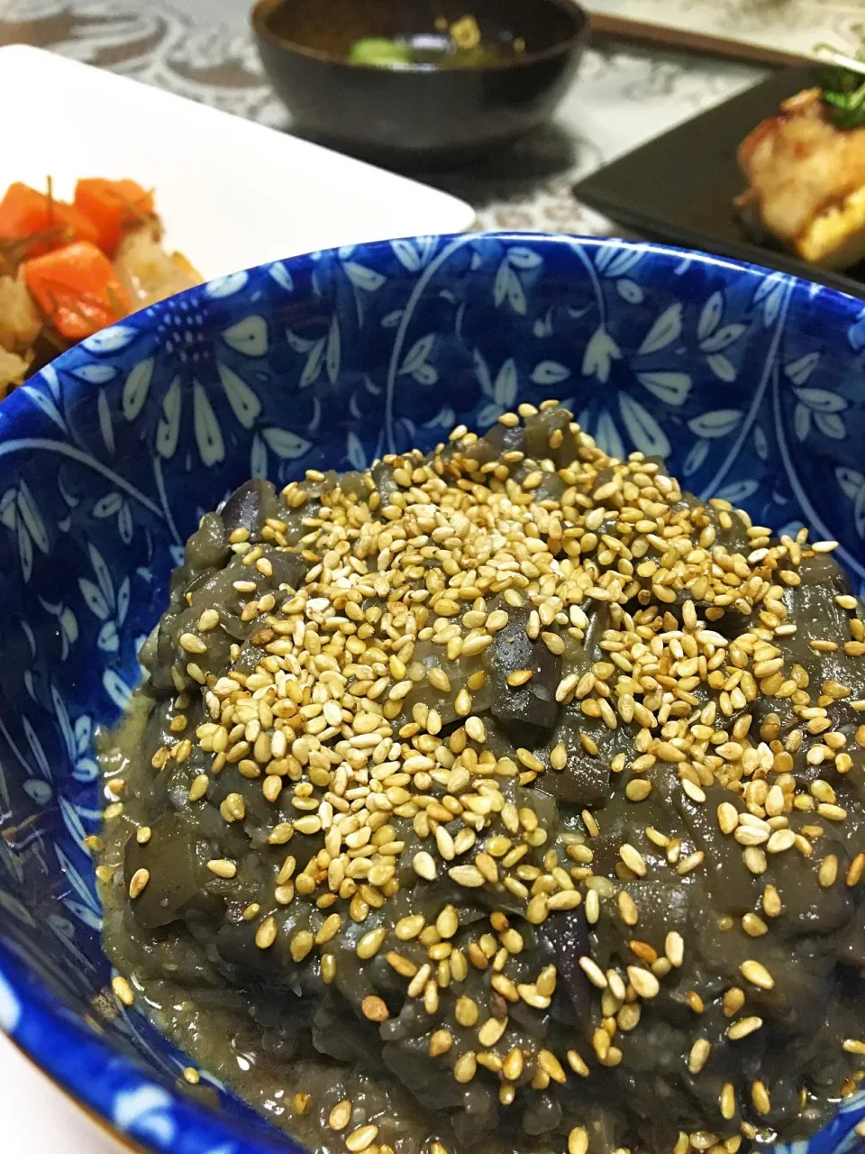 今年最初の味噌無し茄子味噌|ヨシヨシさん