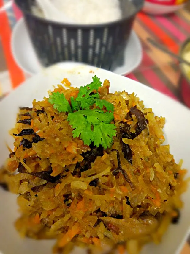 Thermomix stir fry yam bean|Ee Shanさん