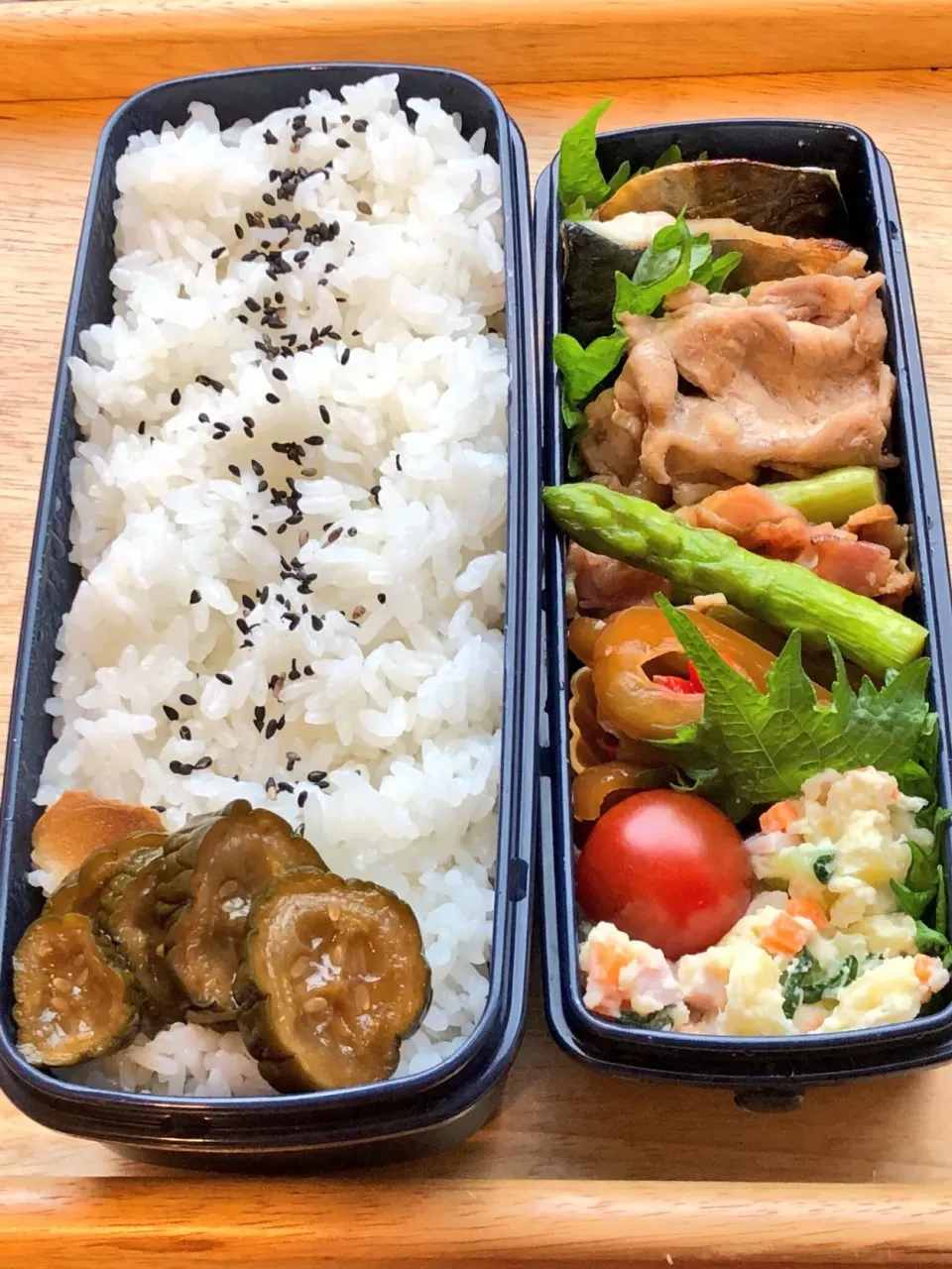 豚のポン酢炒め 弁当|弁当 備忘録さん