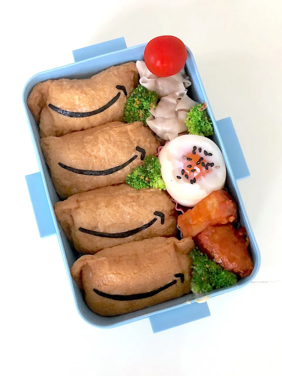 おいなりさん弁当♪昆布だし漬け半熟卵♪|ikumonさん