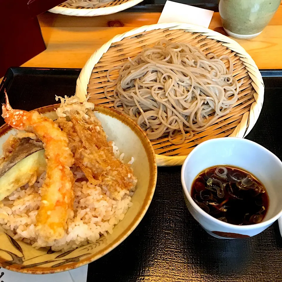 天丼のセット@長谷川(虎ノ門)|yoooochanさん