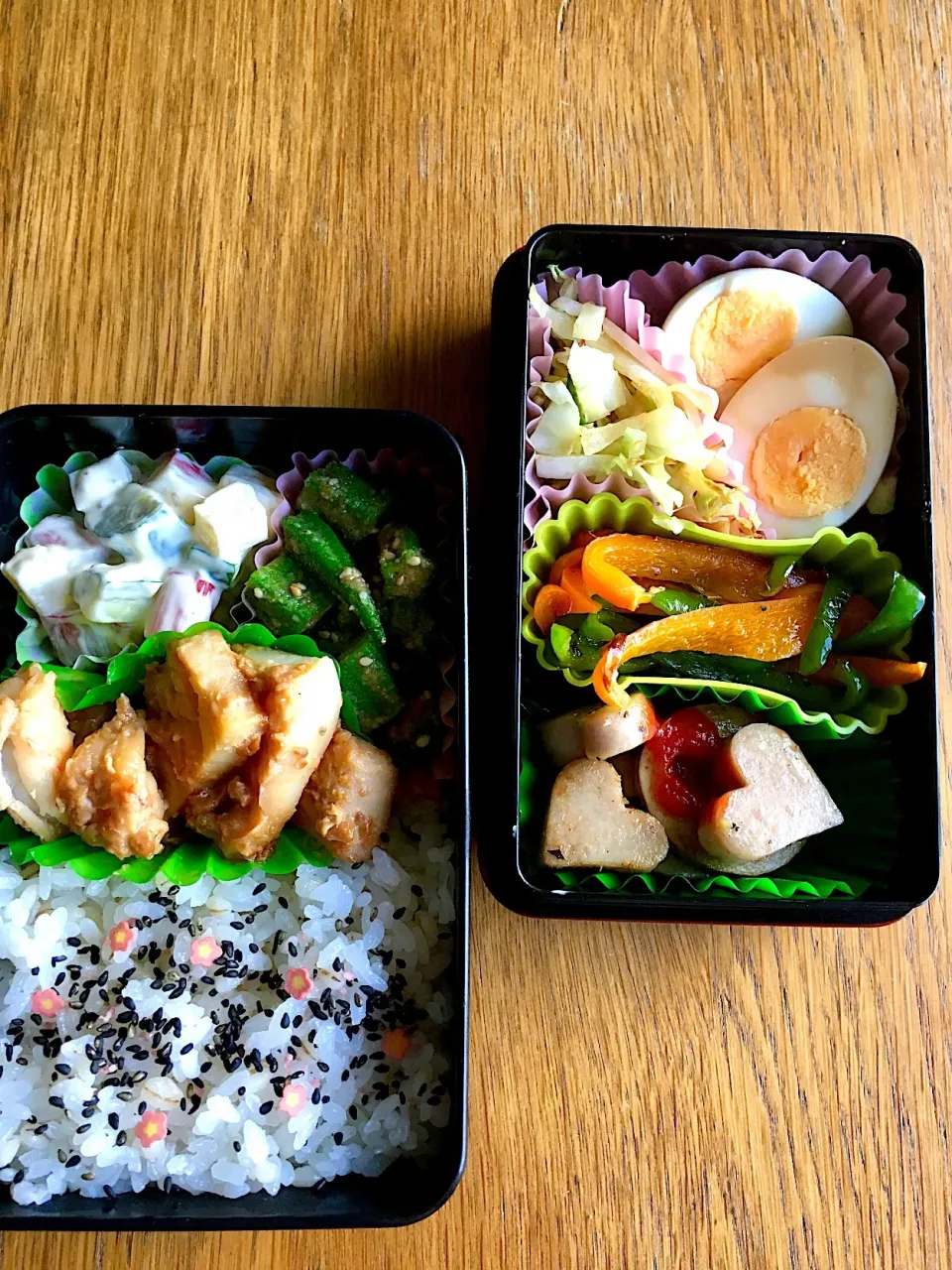 Snapdishの料理写真:高1女子おかずたーっぷり弁当🍱❣️🤗|satoemiさん