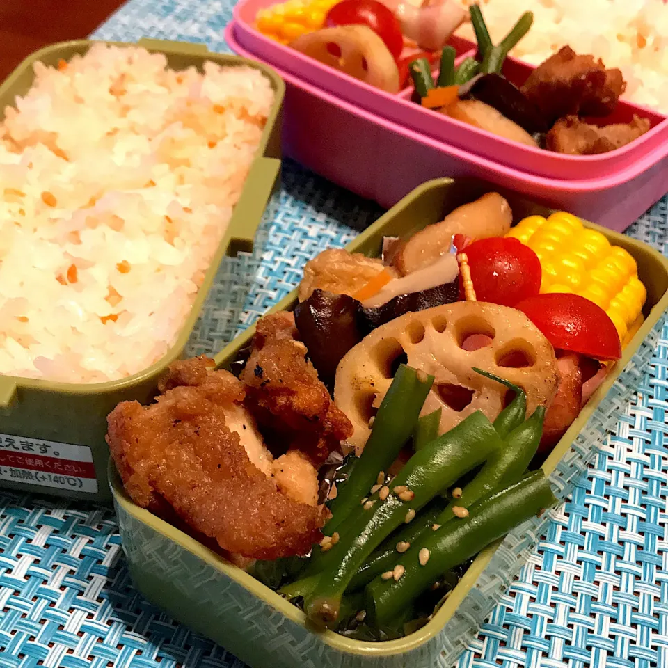 今日のお弁当🍱

雨降りの朝
大雨の予報💦

足元気をつけて
いってらっしゃい👋😊|mokoさん