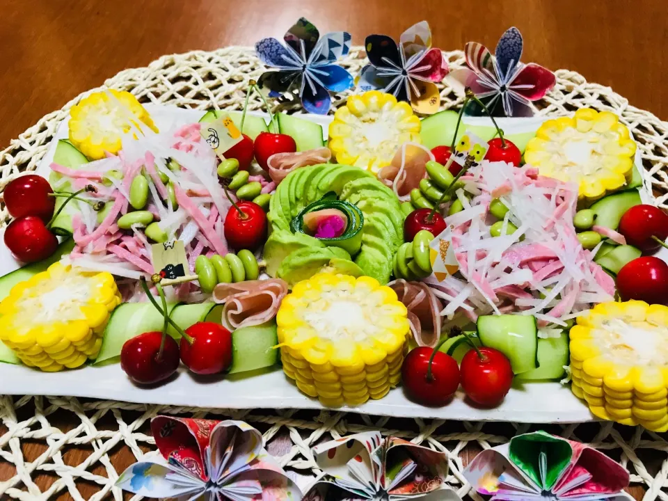 夏のカラフルサラダ🥗|バシュランさん