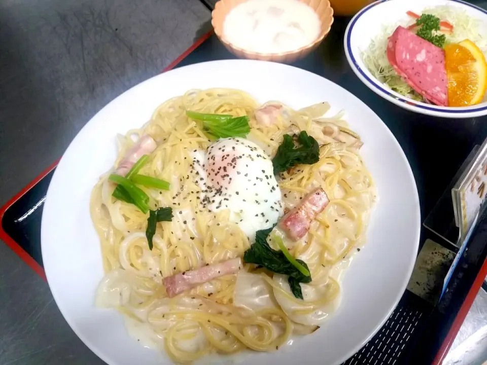 スパゲティ・カルボナーラセット|nyama1さん