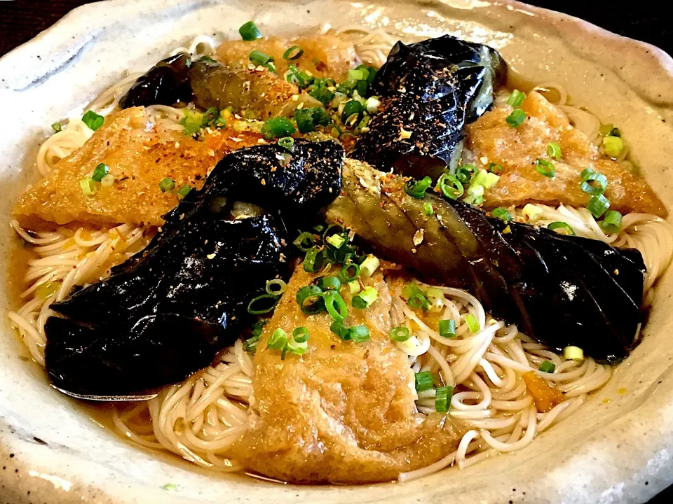 香川の名物料理「なすそうめん」
#チャレンジメニュー
#美味しい
#麺好き男のランチ|mottoさん