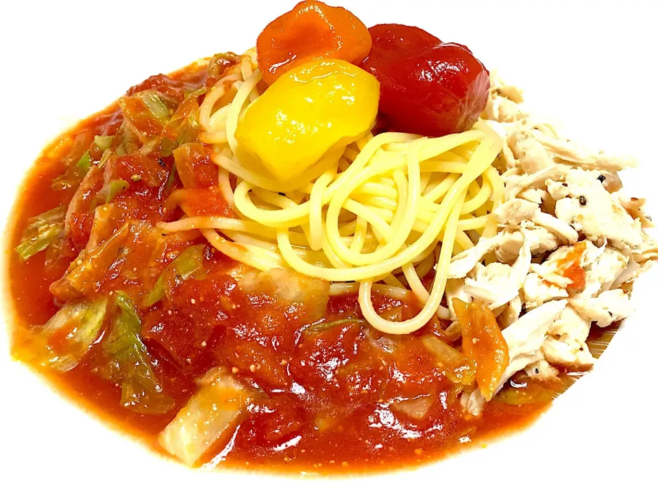 ささ身とトマト🍅の冷製パスタ‼️(^^)|Yukihiko Ishidaさん