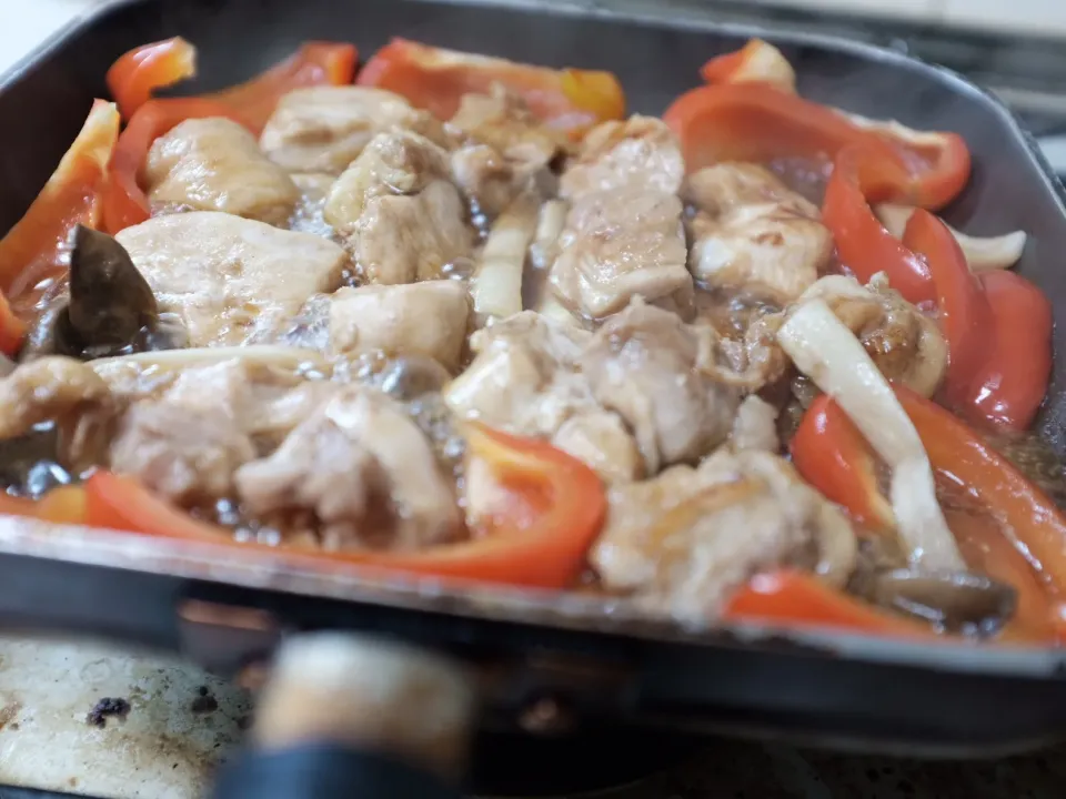 鶏むね肉の照り焼き|織友さん