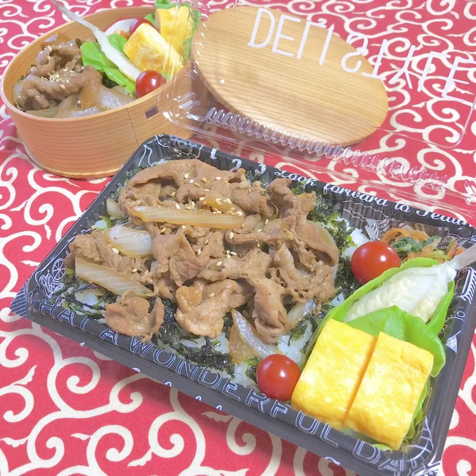 Snapdishの料理写真:20180706 fri・王子お弁当◡̈⋆（手前）・myお弁当◡̈⋆（奥）|《 Rie 》pochiko3xxxさん