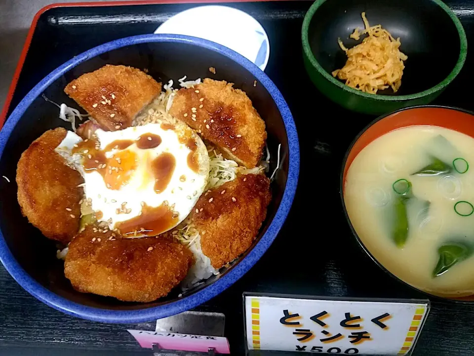 ハムカツ丼セット|nyama1さん