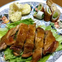 Snapdishの料理写真:照り焼きチキン|あやちんさん