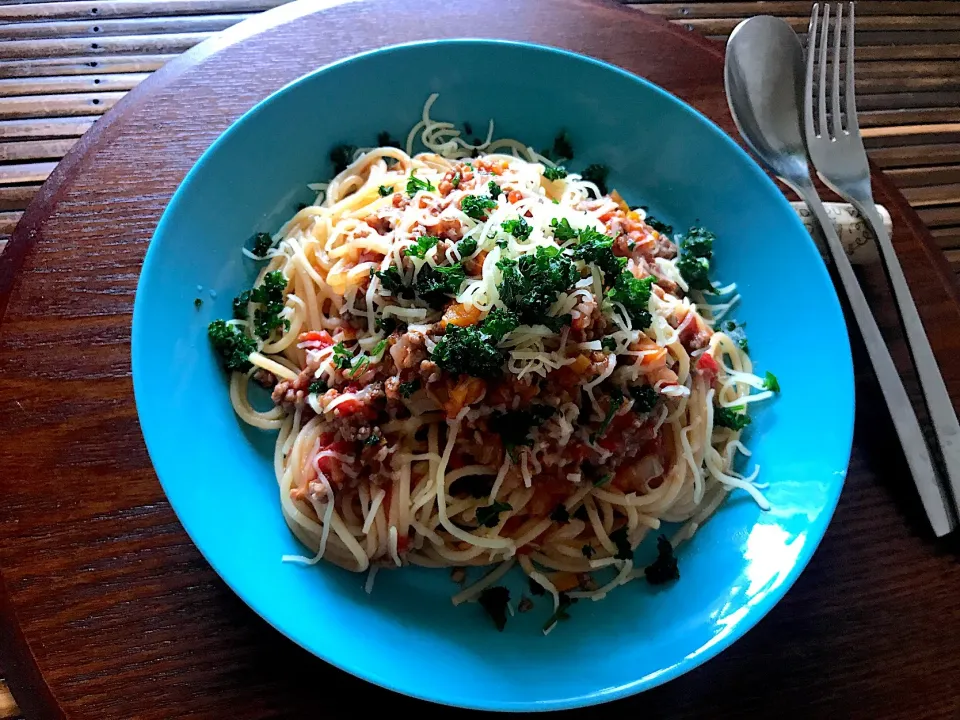 Snapdishの料理写真:ボロネーゼパスタ🍝|よっすぃさん