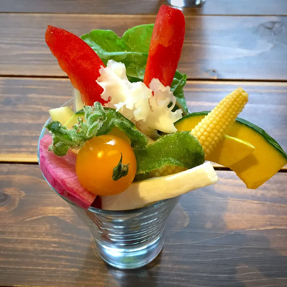 Snapdishの料理写真:野菜ビュッフェ🍅🥒🥦🌽|べべべさん