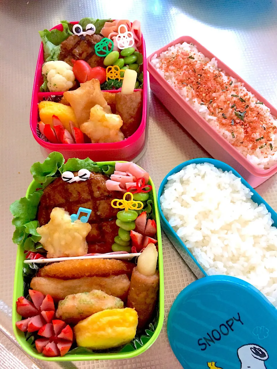 息子&娘✨今日のお弁当😋|⌒☆na⌒☆さん