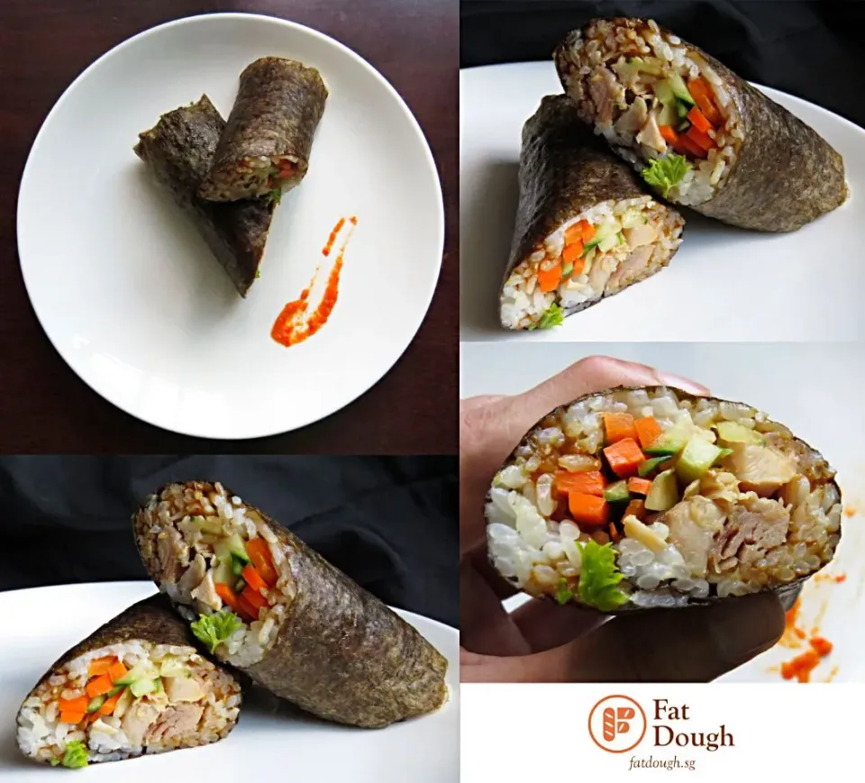 Snapdishの料理写真:Chinese Chicken Rice Sushirrito|Daniel Limさん