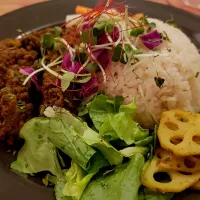 Snapdishの料理写真:牛肉とアボカドのキーマカレー|ペリカンさん