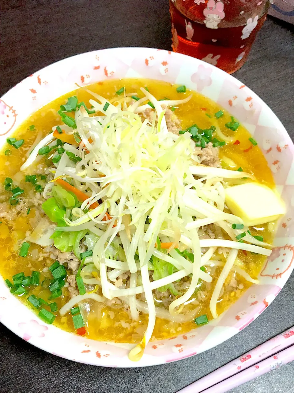 Snapdishの料理写真:手作り味噌ラーメン|未奈さん