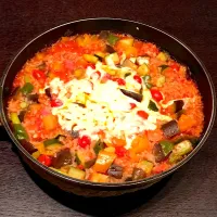 Snapdishの料理写真:夏野菜のトマトベースピラフ🍅|Yoshitada Nakataさん