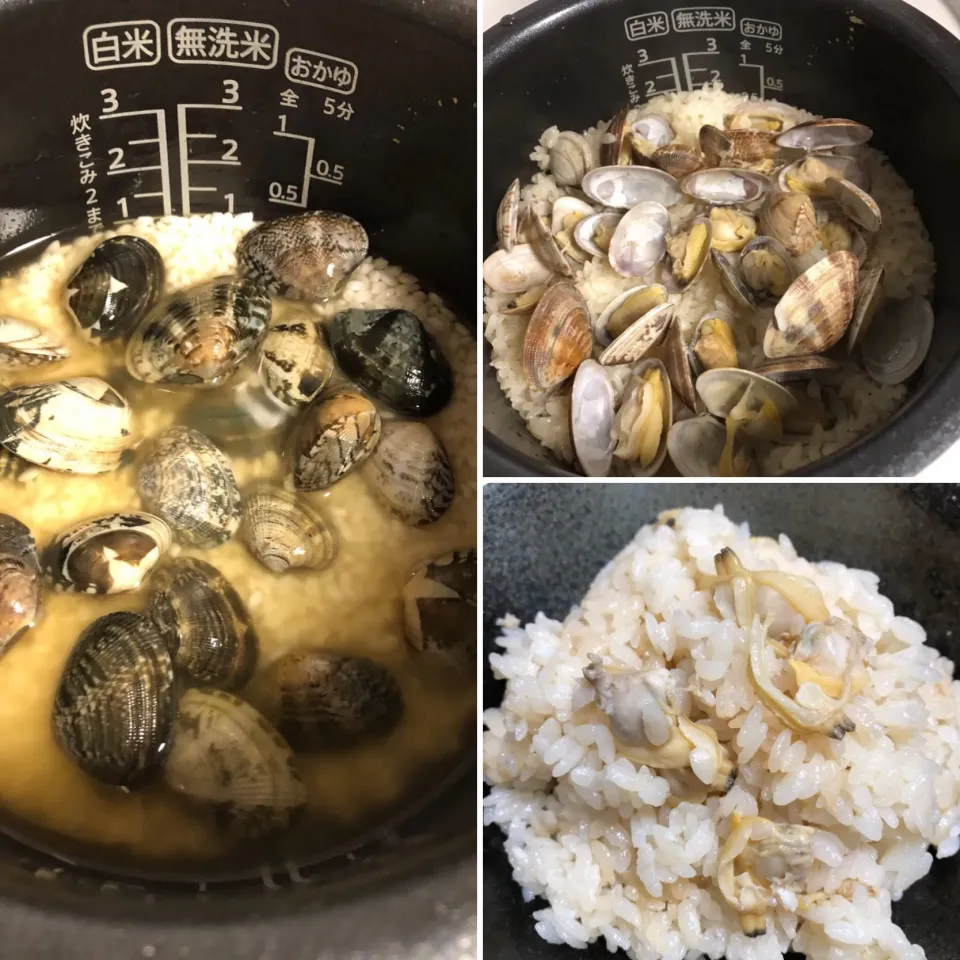 炊き込みアサリごはん🍚|ラックさん